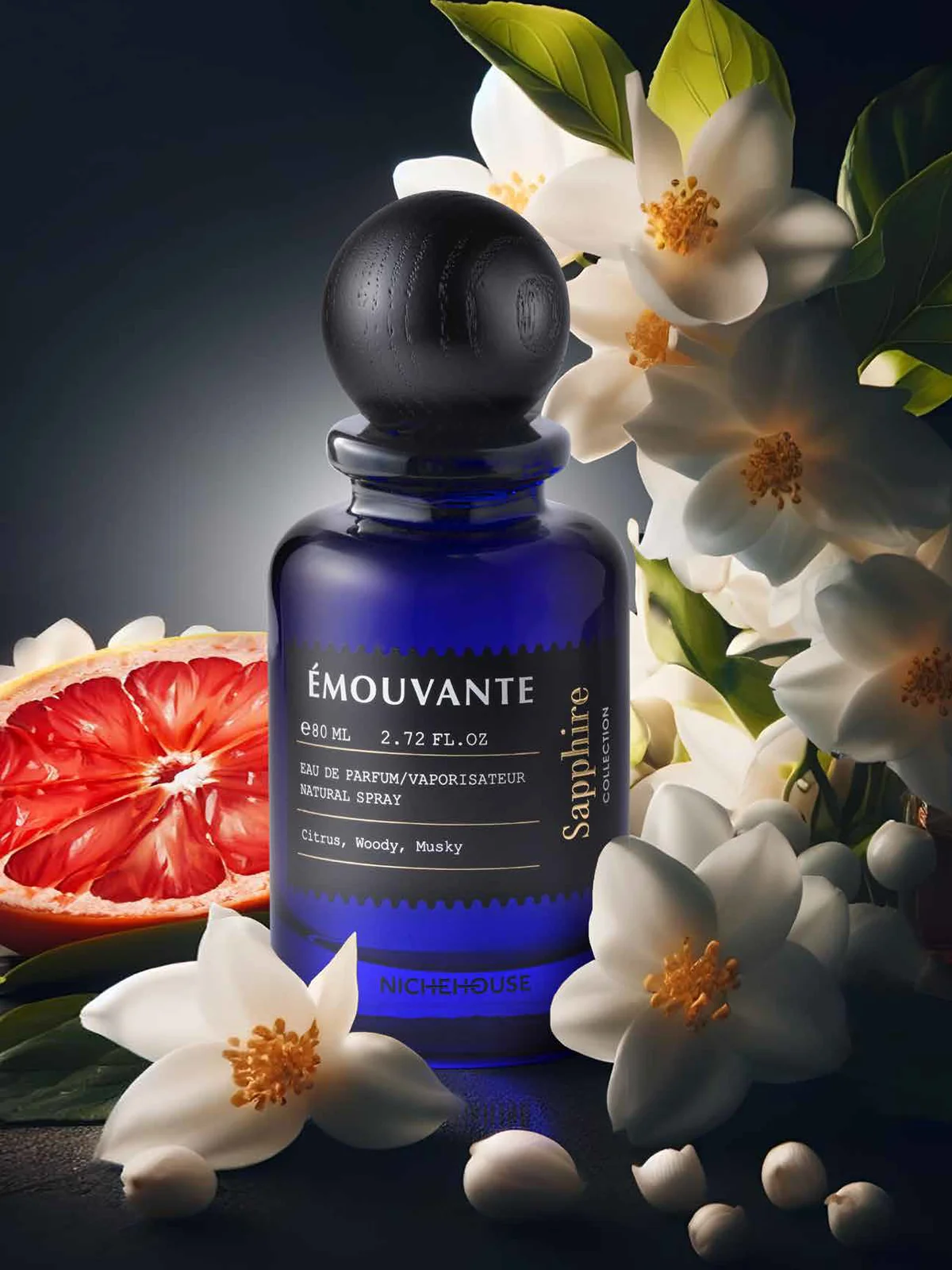 Sapphire Emouvante EDP Unisex Perfume 80 ml - Image 2
